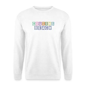 Cousins Beach – Summer Vibes - Unisex Pullover - Weiß - Vorne