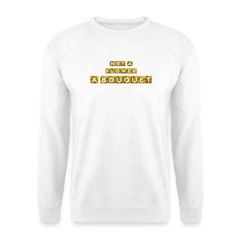 Blumenstrauß aus Sonnenblumen und Gräser - Unisex Pullover - Weiß - Vorne