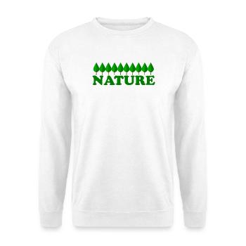 Nature - Unisex Sweatshirt - white - Front