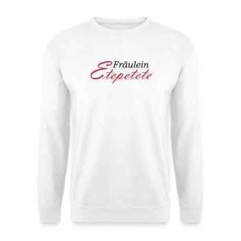 Miss Etepetete lettering - Unisex Sweatshirt - white - Front
