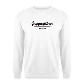 Gruppenführer 2026 Feuerwehr Feuerwehrmann FFW - Unisex Pullover - Weiß - Vorne
