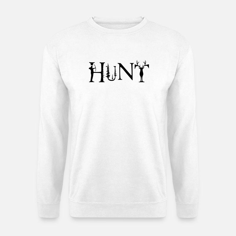 Hunt - Unisex Sweatshirt - white