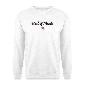 MAMIE. MAMAN. GRAND-MERE. FÊTE DES MÈRES - Sweat-shirt Unisexe - blanc - Devant