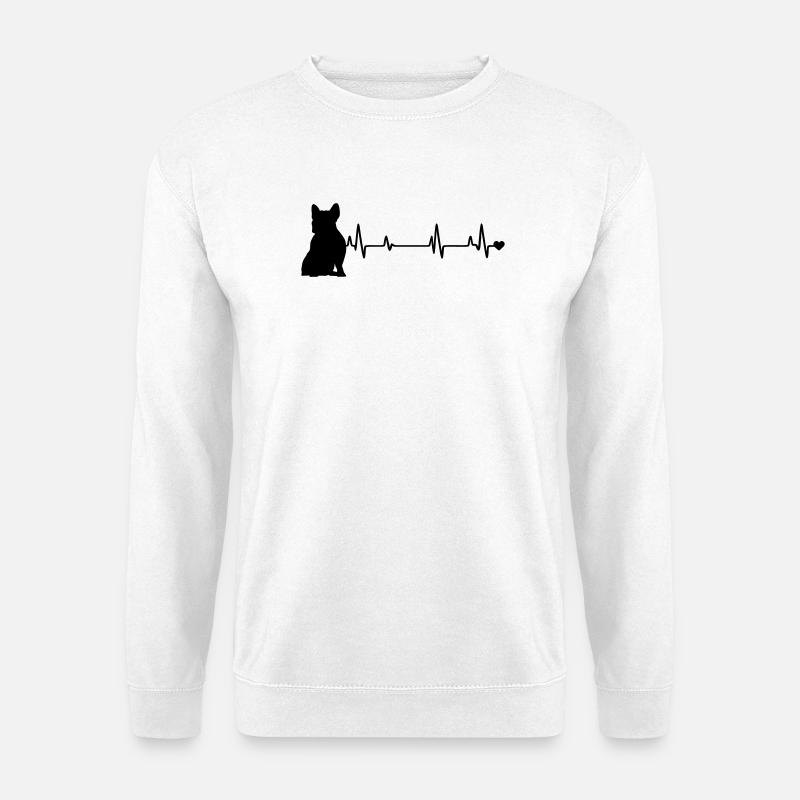 Hund - Unisex Pullover - Weiß