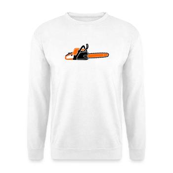Chainsaw Chainsaw Lumberjack Lumberjack Lumberjack - Unisex Sweatshirt - white - Front