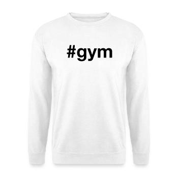GYM Addict Muscle Training Fitness - Unisex Sweatshirt - white - Front