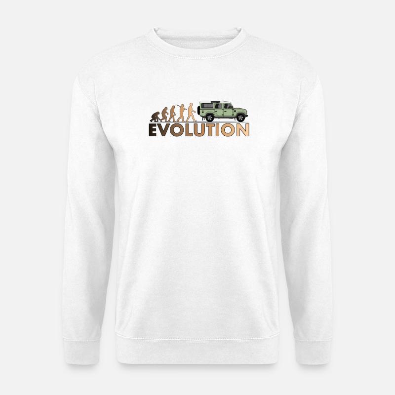 Defender 110 Évolution - Sweat-shirt Unisexe - blanc