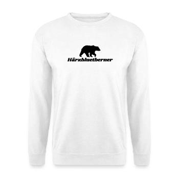 Härzbluetberner Bern Wappen - Unisex Pullover - Weiß - Vorne