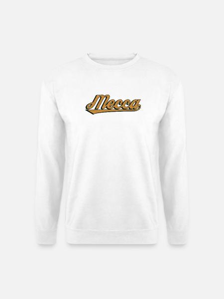 Mecca Vintage Schriftzug - Unisex Pullover - Weiß