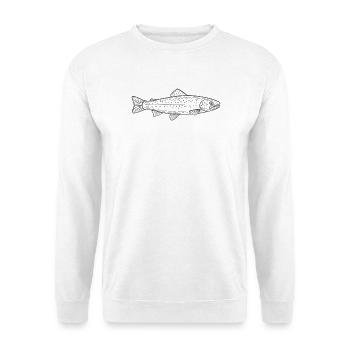Trout - Unisex Sweatshirt - white - Front