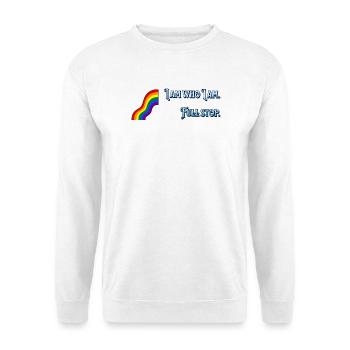 I am what I am - Unisex Sweatshirt - white - Front