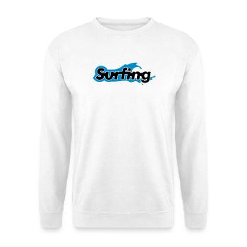 Surfing - Unisex Pullover - Weiß - Vorne