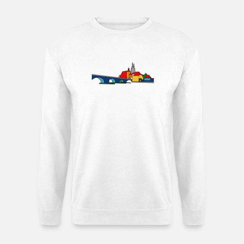 Regensburg - Unisex Pullover - Weiß