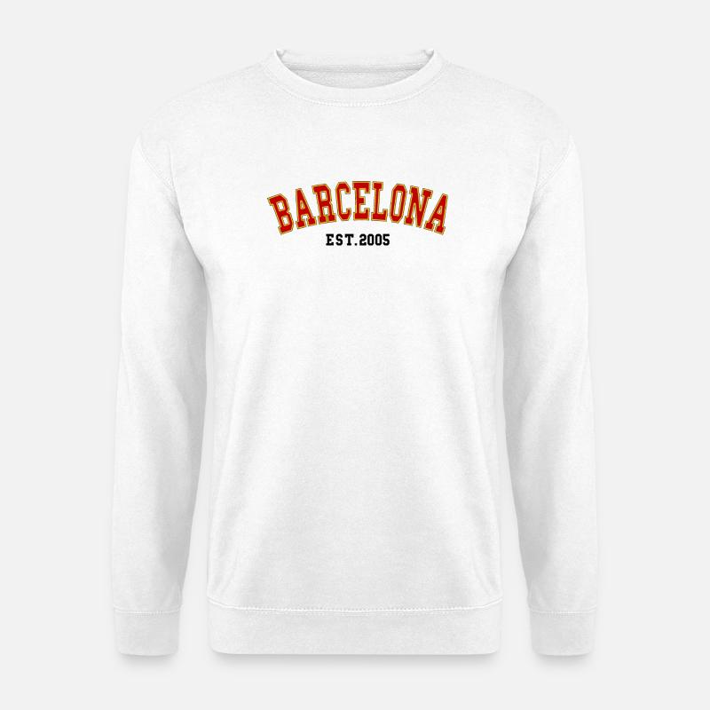 Barcelona_Est_2005 - Unisex Pullover - Weiß