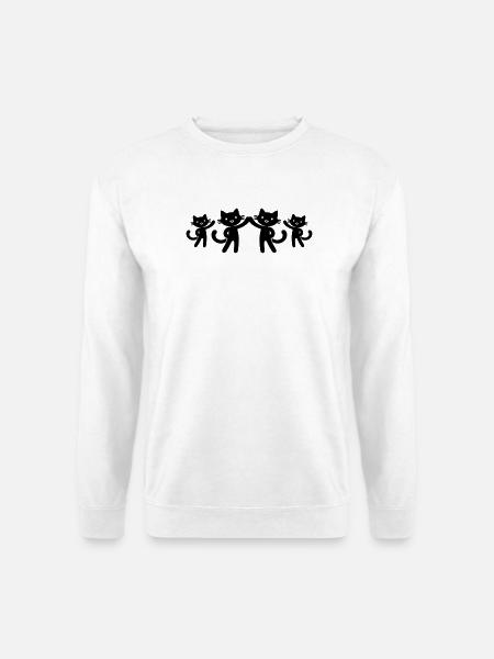 Cat Team - Unisex Sweatshirt - white