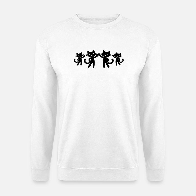 Cat Team - Unisex Sweatshirt - white