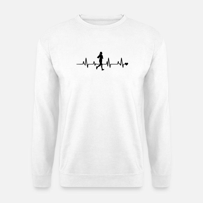 Faire du jogging - Sweat-shirt Unisexe - blanc