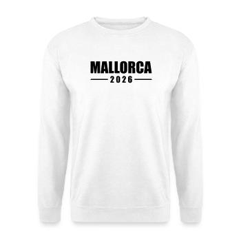 Mallorca 2026 - Unisex Sweatshirt - white - Front