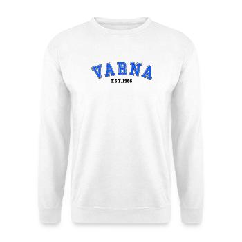 Varna Fondée en 1986 - Sweat-shirt Unisexe - blanc - Devant