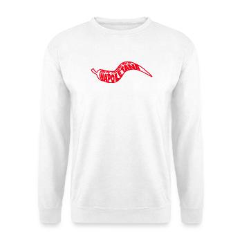 Napoli Pepper Typo-Art - Unisex Sweatshirt - white - Front
