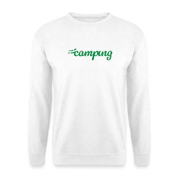 Camping Hashtag Camping-Van Life Camping Fan - Sweat-shirt Unisexe - blanc - Devant