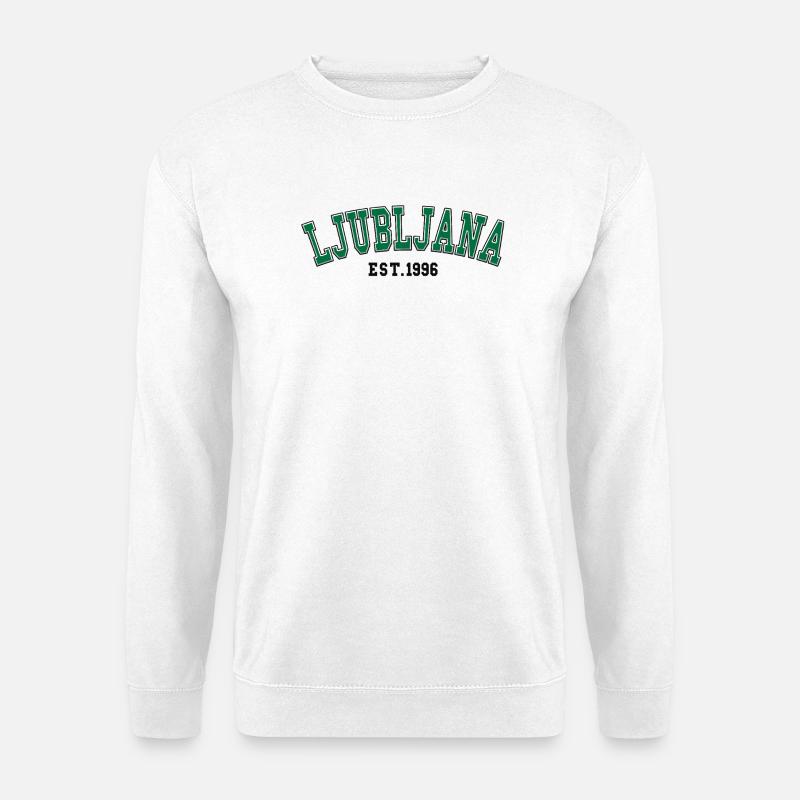 Ljubljana Est. 1996 - Unisex Sweatshirt - white