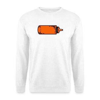 Sauce Bottle BBQ Grilling Ketchup Food Truck - Unisex Sweatshirt - white - Front