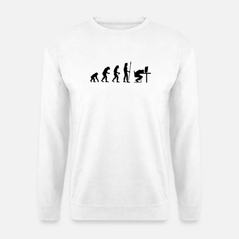 evolution_pc_4 - Unisex Sweatshirt - white