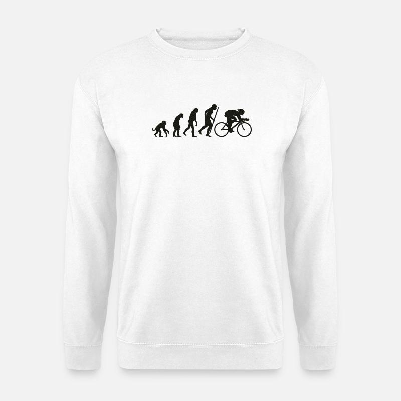 EVEolution cycling - Unisex Sweatshirt - white