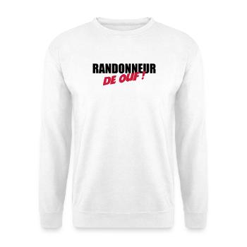 Randonneur de ouf ! - Sweat-shirt Unisexe - blanc - Devant