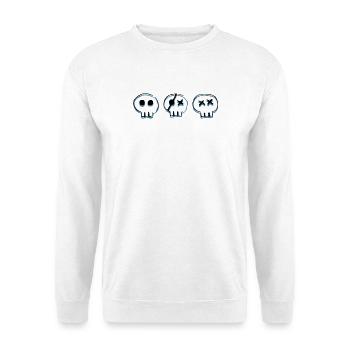 Bones Skulls - Unisex Sweatshirt - white - Front