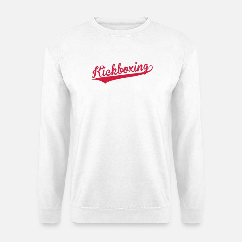 Kickboxen / Kickboxing / Kickboxer / Kick Boxing - Unisex Pullover - Weiß