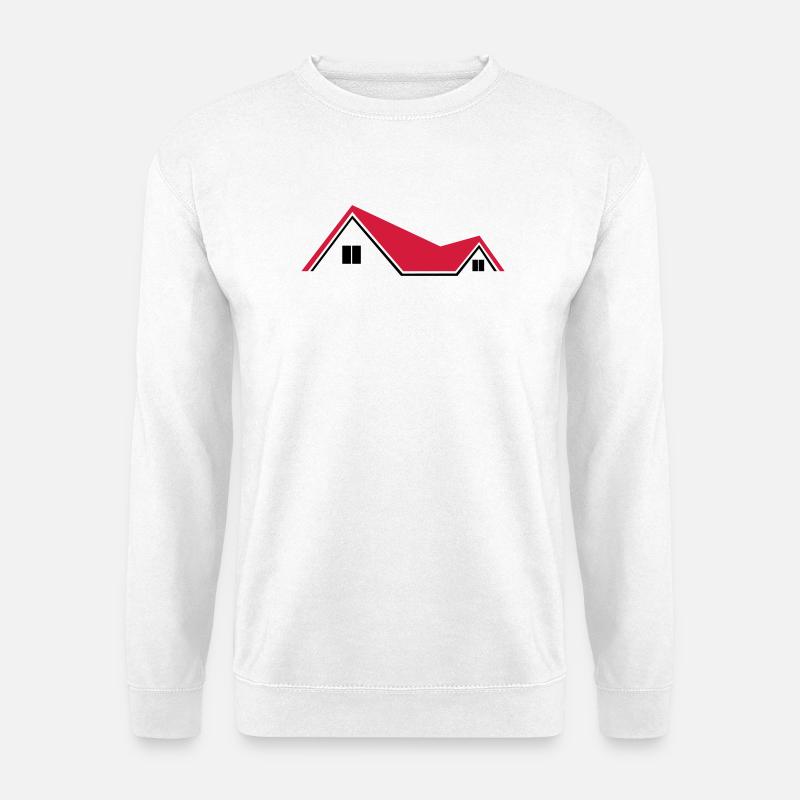 house - Unisex Sweatshirt - white