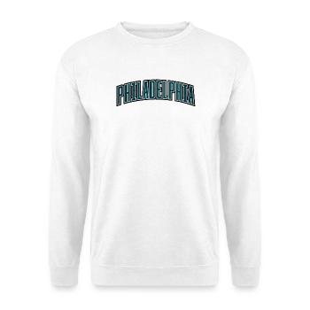 Philadelphia Arc Typo - Unisex Sweatshirt - white - Front