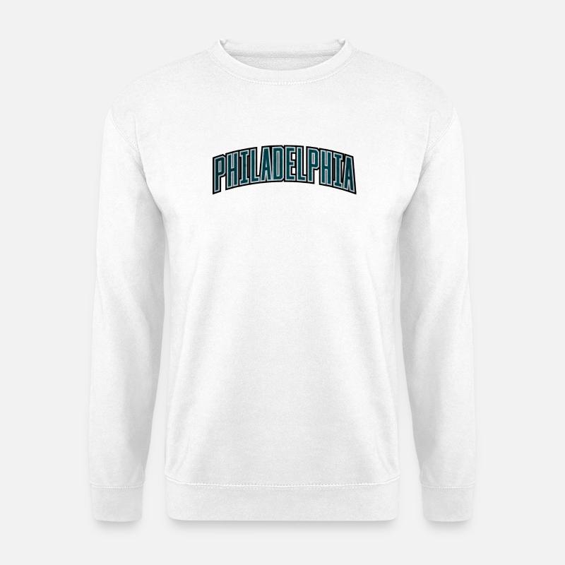 Philadelphia Arc Typo - Unisex Pullover - Weiß