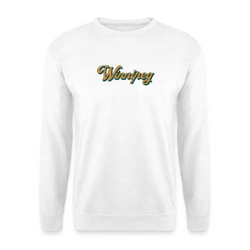 Winnipeg Retro Script - Unisex Pullover - Weiß - Vorne