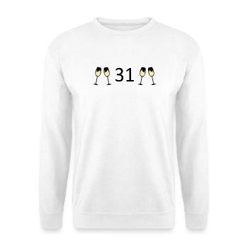31st Birthday 31 Years Anniversary 31 Years Count l31 - Unisex Sweatshirt - white - Front