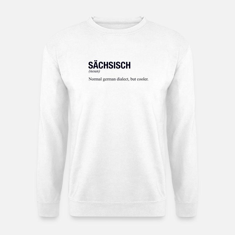 SAXON Saxe - Sweat-shirt Unisexe - blanc