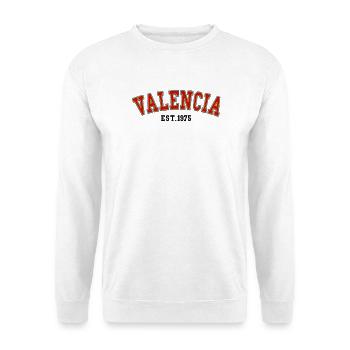 Valencia Est.1975 - Unisex Sweatshirt - white - Front