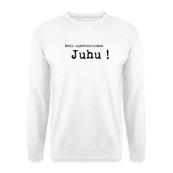 express yay - Unisex Sweatshirt - white - Front