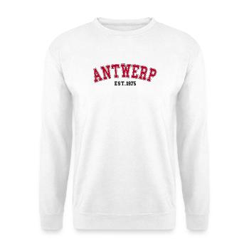 Antwerpen Est. 1975 - Unisex Pullover - Weiß - Vorne