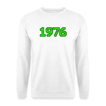 Nerd 1976 - Unisex Pullover - Weiß - Vorne