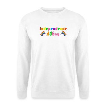 Independence Gay Rainbow - Unisex Sweatshirt - white - Front