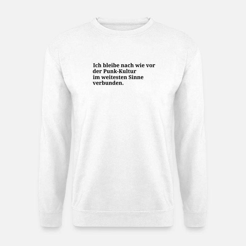 Punk-Kultur - Unisex Pullover - Weiß