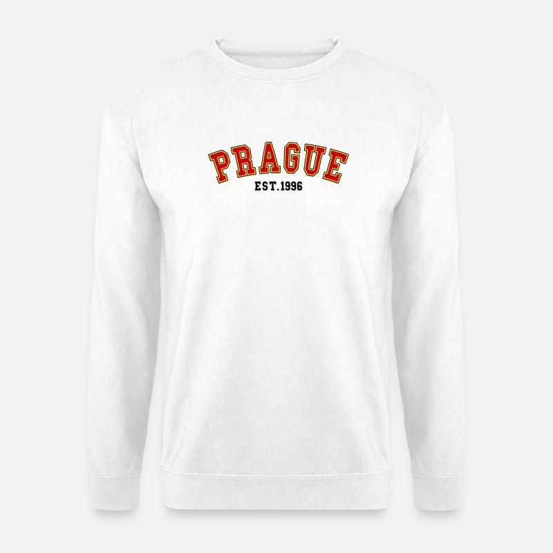 Prague Est. 1996 - Unisex Sweatshirt - white