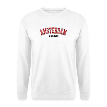 Amsterdam Fondé en 1996 - Sweat-shirt Unisexe - blanc - Devant