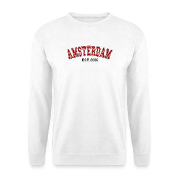 Amsterdam Est. 2006 - Sweat-shirt Unisexe - blanc - Devant