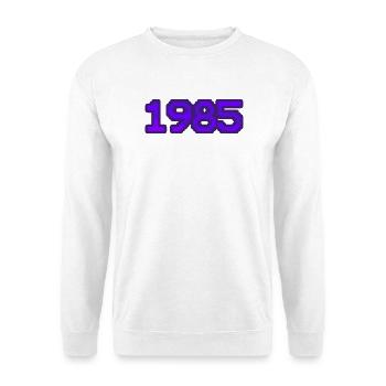 Nerd 1985 - Sweat-shirt Unisexe - blanc - Devant