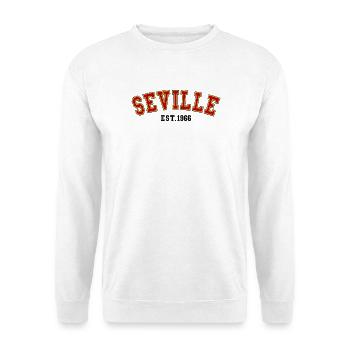 Séville fondée en 1966 - Sweat-shirt Unisexe - blanc - Devant