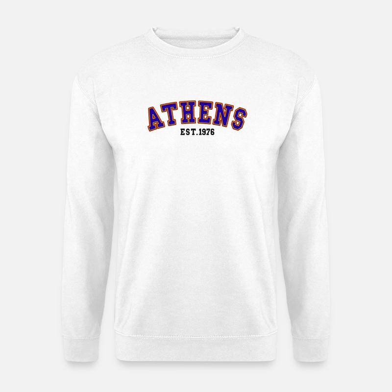 Athen gegründet 1976 - Unisex Pullover - Weiß